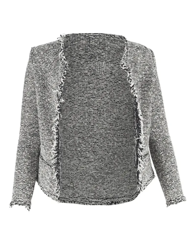 IRO tweed open jacket - Schwarz Schwarz