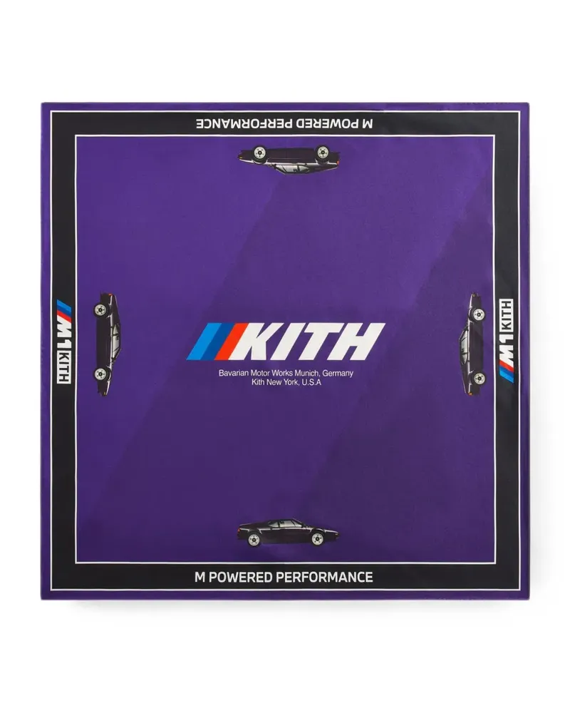 KITH BMW Bandana mit Logo-Print - Violett Violett
