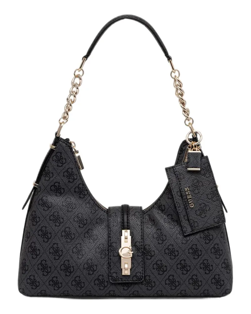 Guess Yvonne Tasche mit Logo - Grau Grau