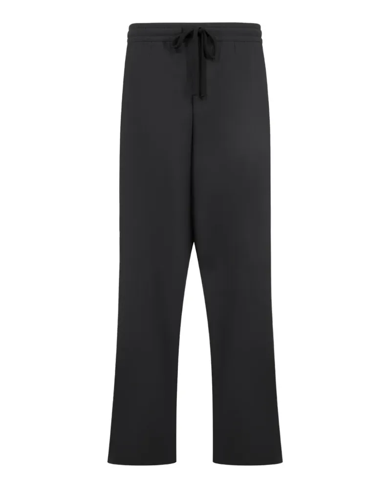 Fear of God silk-blend pleat-front drawstring pants - Schwarz Schwarz