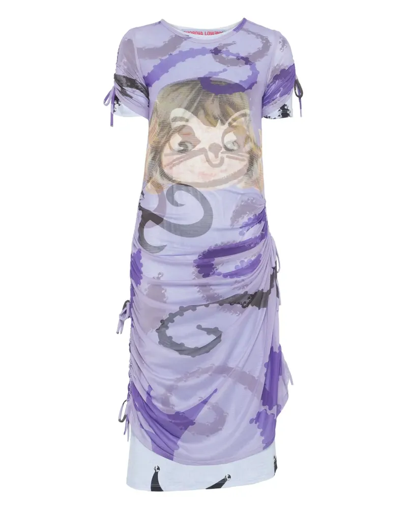 CHOPOVA LOWENA Ballast Midikleid - Violett Violett
