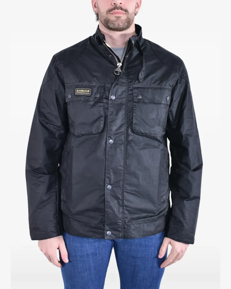 Barbour Merton wax jacket - Schwarz Schwarz
