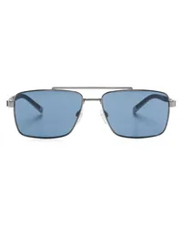 Tommy Hilfiger Sonnenbrille mit eckigem Gestell Blau