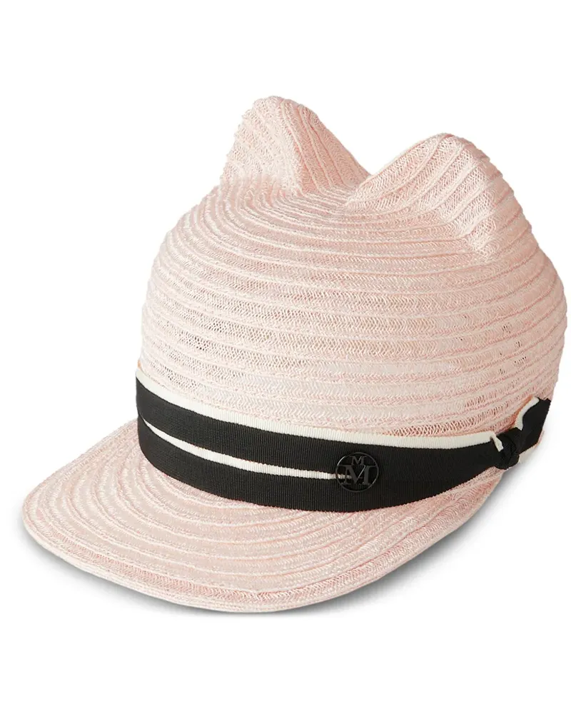 Maison Michel Jamie Hut mit Riemen - Rosa Rosa
