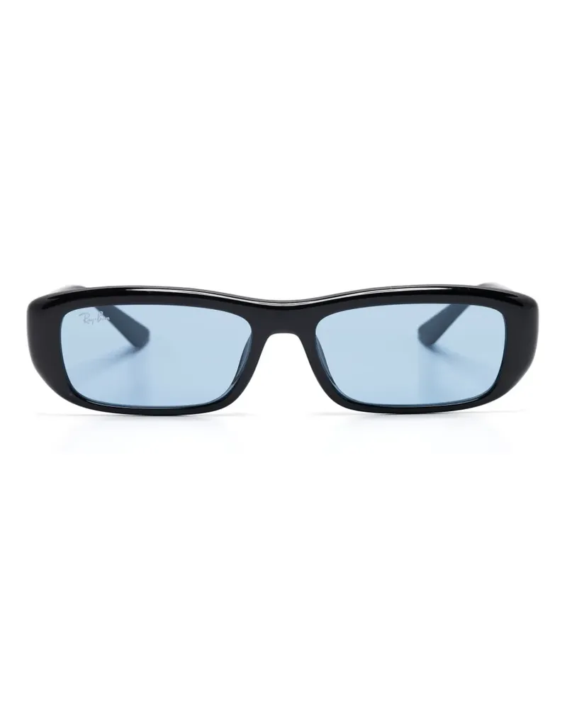 Ray Ban Sonnenbrille mit eckigem Gestell - Schwarz Schwarz