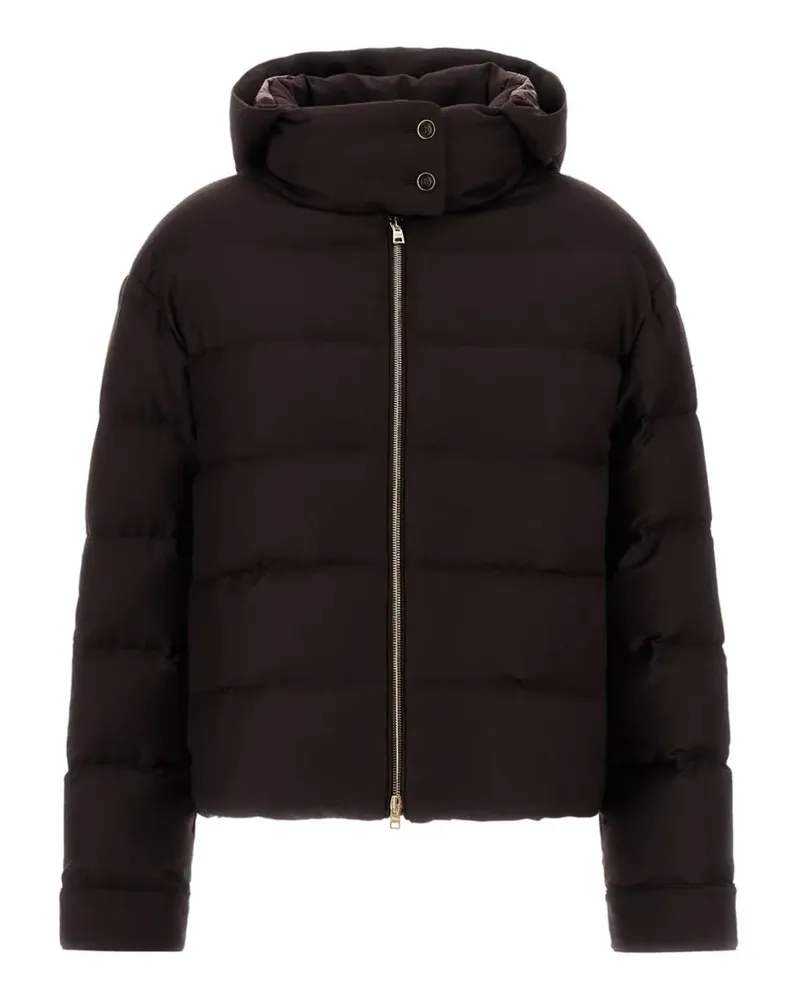 Herno Gesteppte Kapuzenjacke - Braun Braun