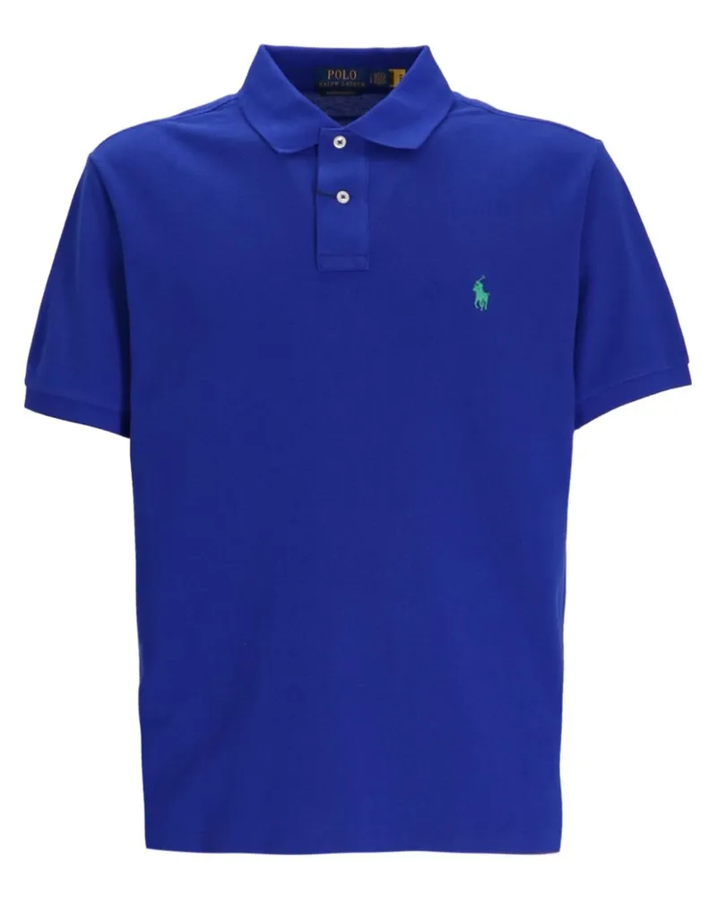Ralph Lauren Poloshirt mit Polo Pony - Blau Blau