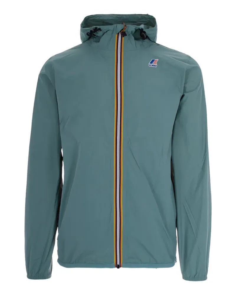 K-Way Kapuzenjacke mit Reißverschluss - Grün Grün