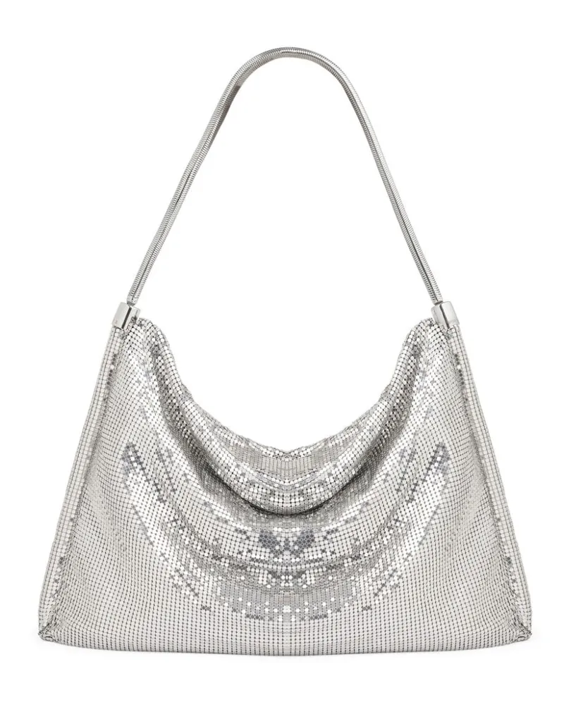 Paco Rabanne Verzierte Schultertasche - Silber Silber