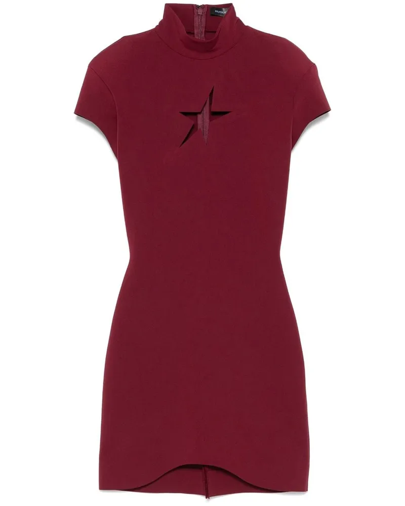 Thierry Mugler Star Minikleid - Rot Rot