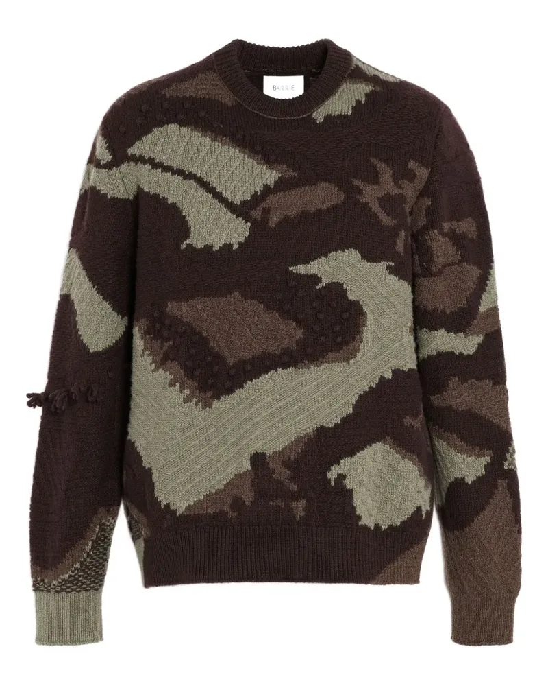 Barrie Klassischer Intarsien-Pullover - Braun Braun