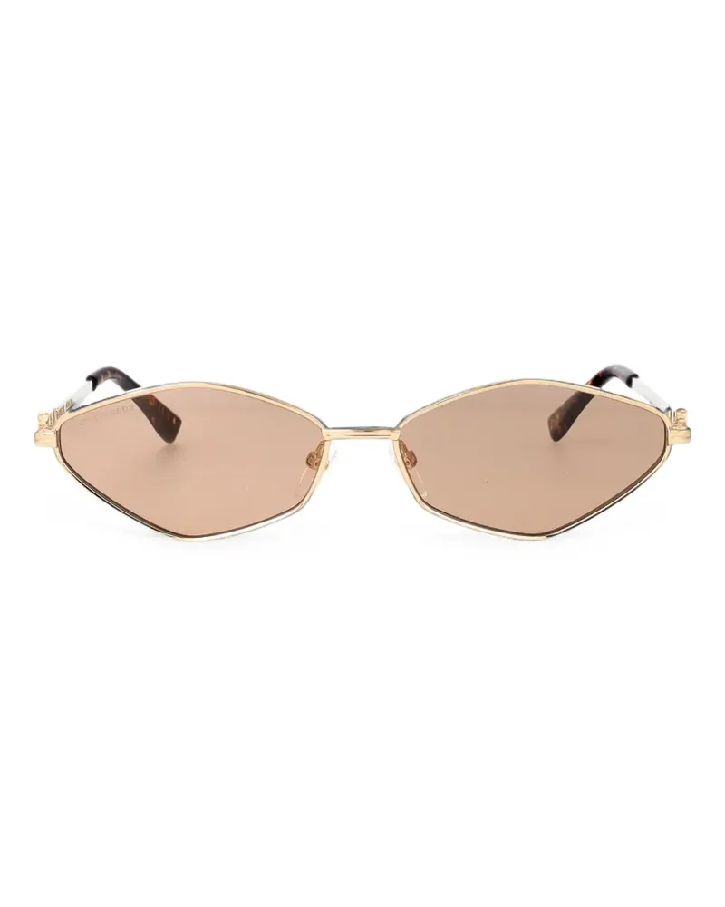 Dsquared2 Sonnenbrille mit geometrischem Gestell - Gold Gold