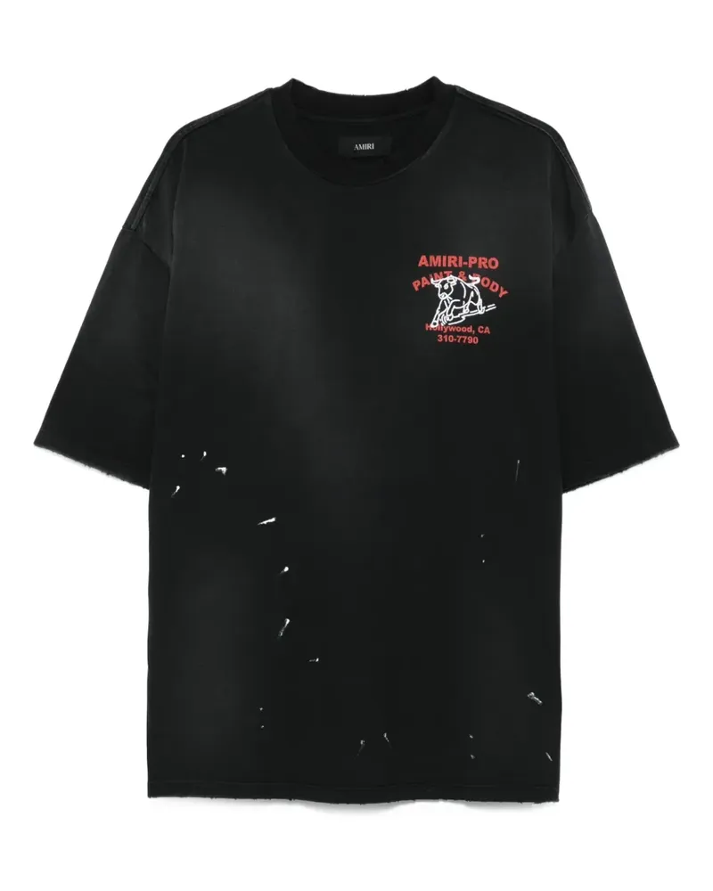 Amiri T-Shirt mit grafischem Print - Schwarz Schwarz