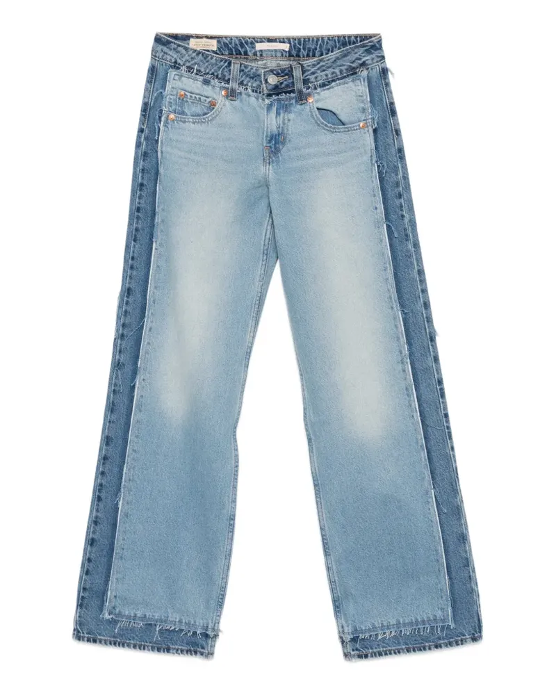 Levi's frayed loose trousers - Blau Blau