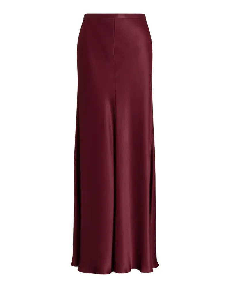 Alberta Ferretti Rock aus Satin - Rot Rot