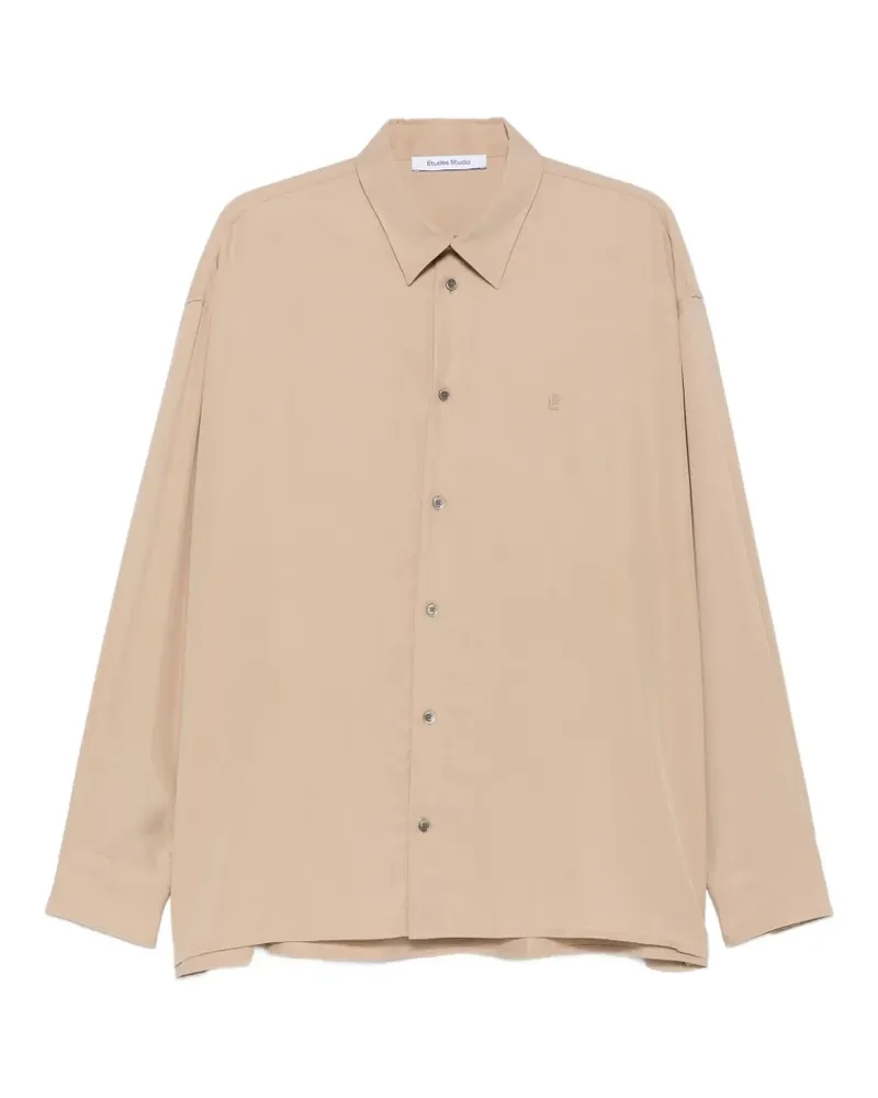 Études Studio oversized long-sleeve shirt - Braun Braun