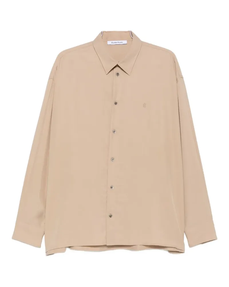Études Studio oversized long-sleeve shirt - Braun Braun