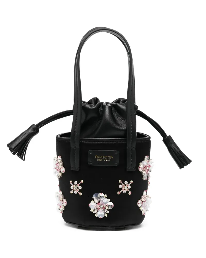 Giambattista Valli Kristallverzierter Shopper - Schwarz Schwarz