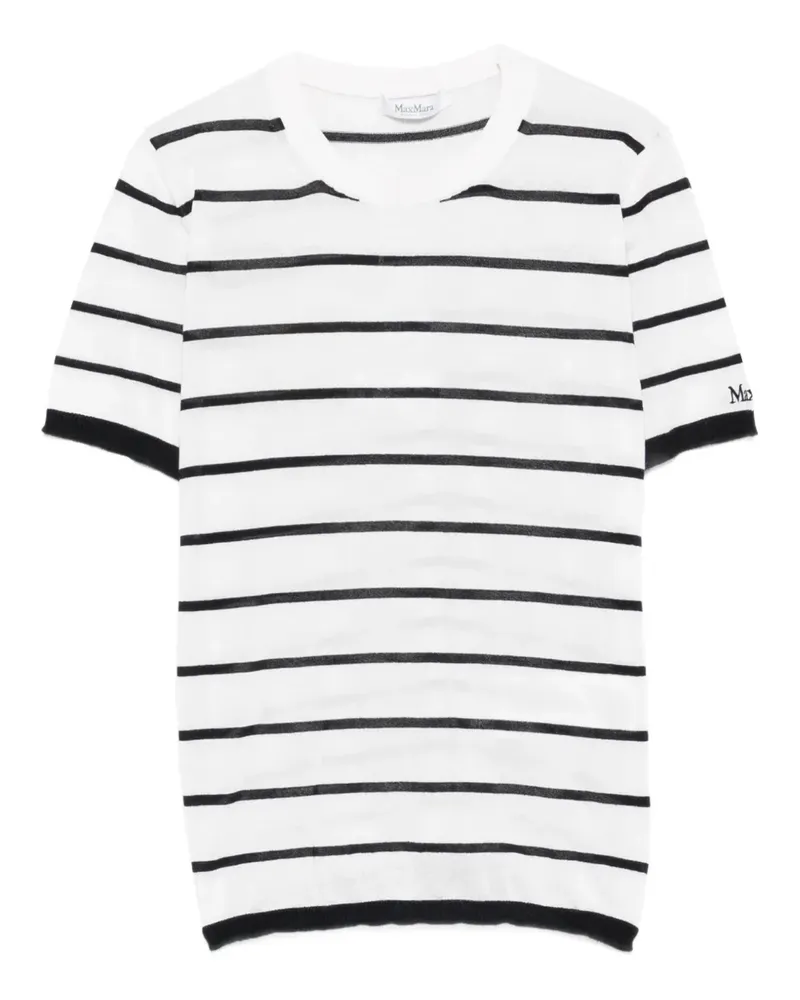 Max Mara striped T-shirt - Weiß Weiß