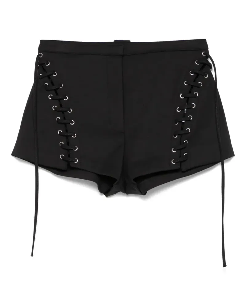 Blumarine Shorts mit Schnürung - Schwarz Schwarz