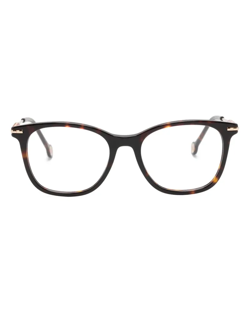 Carolina Herrera New York Brille mit eckigem Gestell - Braun Braun