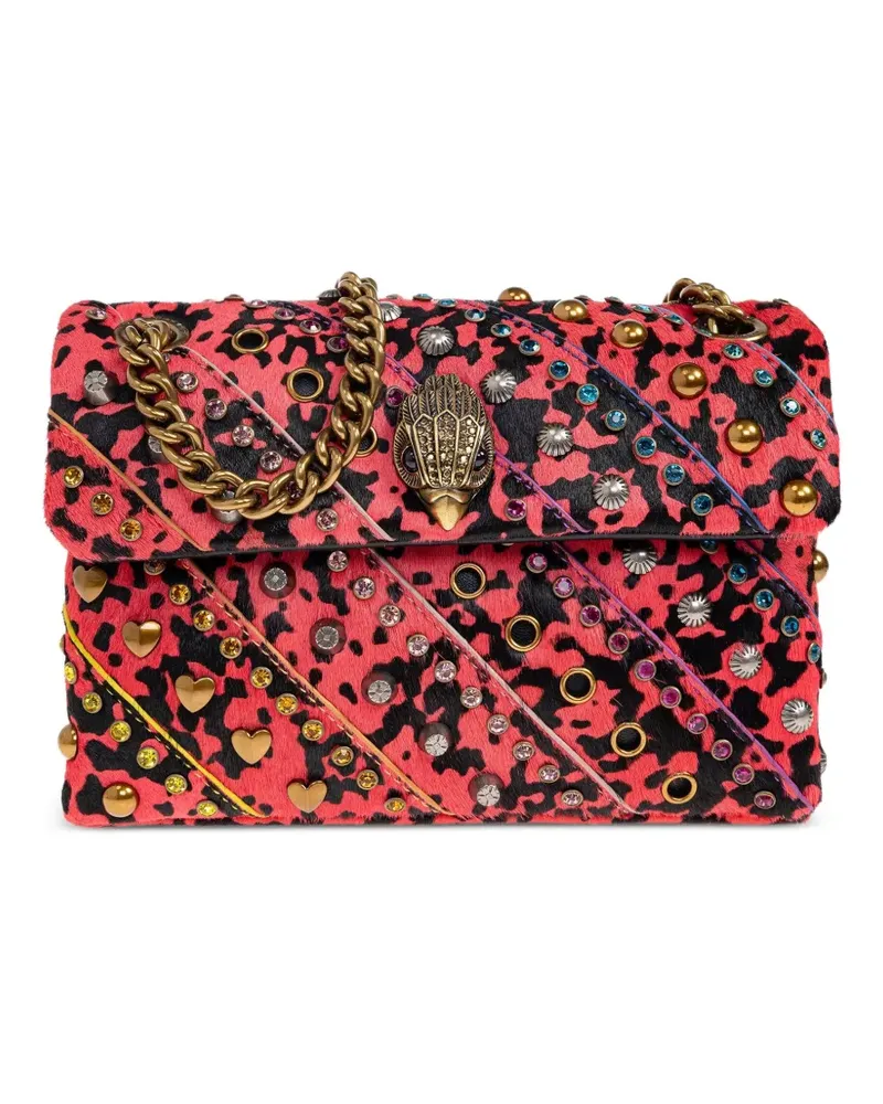 Kurt Geiger Tote Bag mit Leoparden-Print - Rot Rot