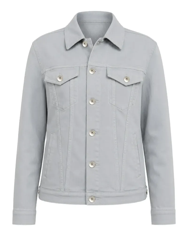Eleventy button-up denim jacket - Grau Grau