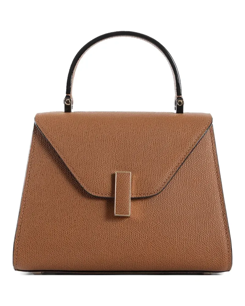Valextra mini Iside leather tote bag - Braun Braun