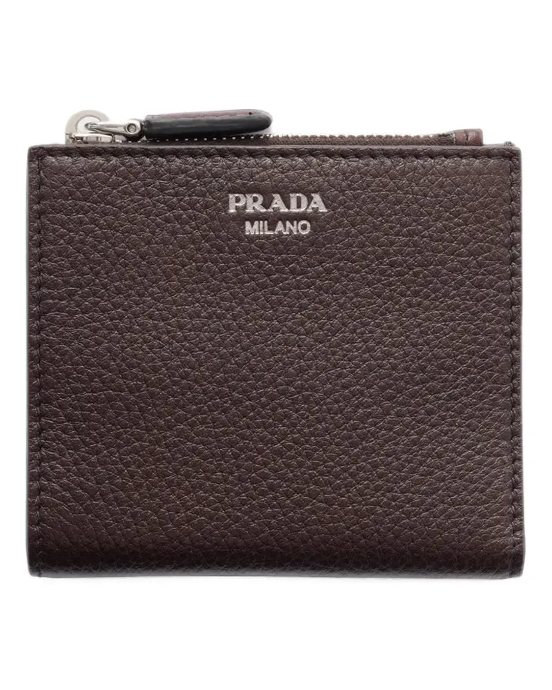 Prada small leather wallet - Braun Braun