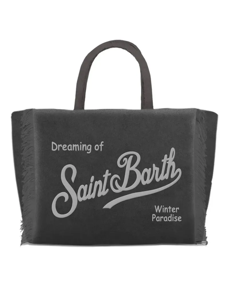 MC2 Saint Barth Colette Tote Bag aus Samt - Grau Grau