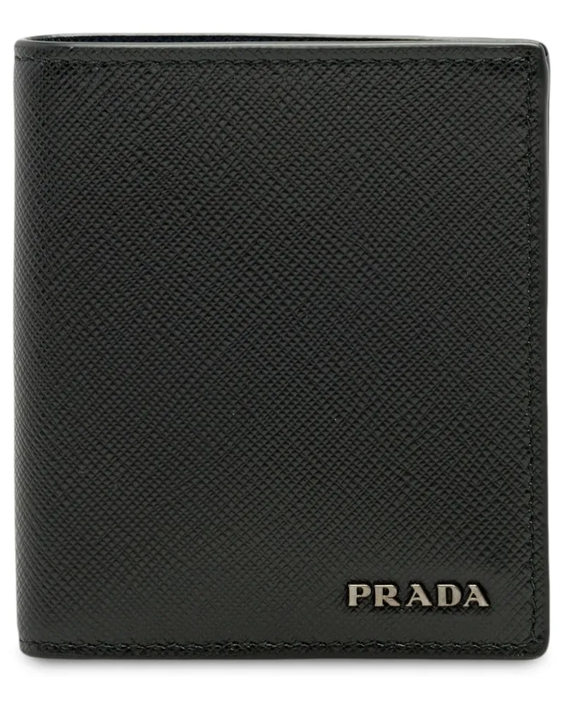 Prada Portemonnaie aus Saffiano-Leder - Schwarz Schwarz