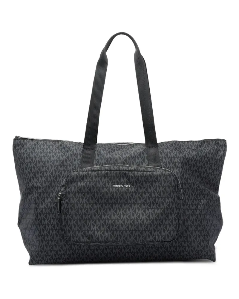 Michael Kors Shopper mit Logo-Schild - Schwarz Schwarz