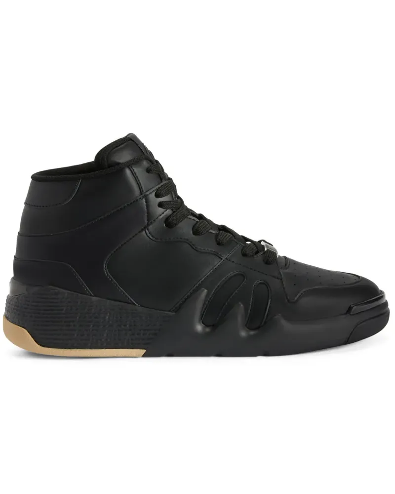 Giuseppe Zanotti Perforierte Talon Sneakers - Schwarz Schwarz
