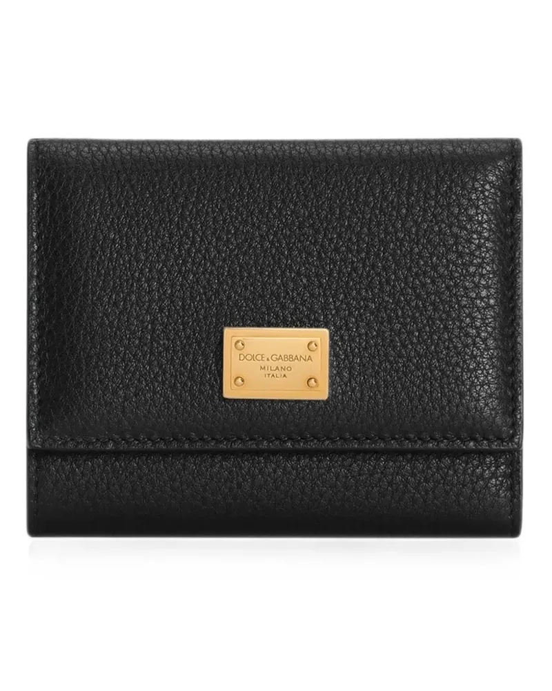 Dolce & Gabbana calfskin wallet - Schwarz Schwarz