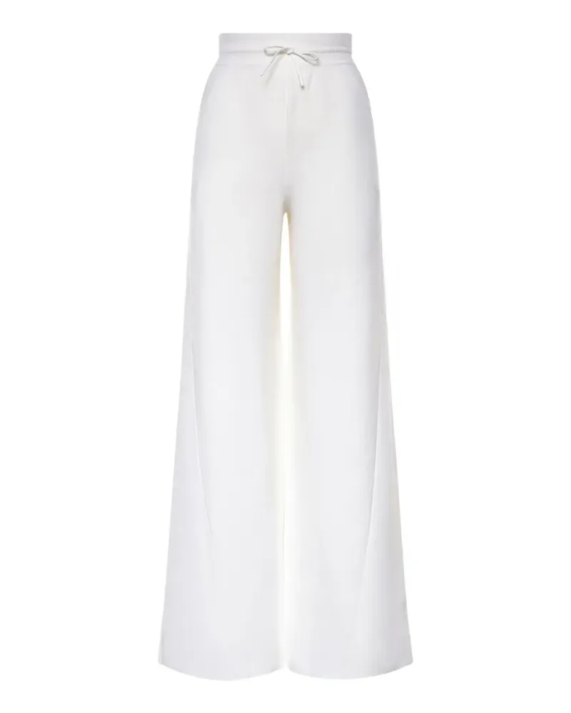 Loro Piana drawstring wide-leg trousers - Weiß Weiß