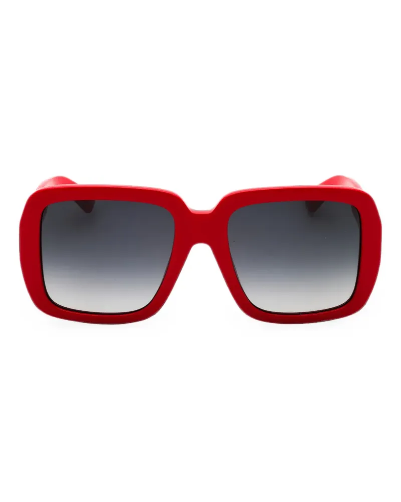 Moschino Sonnenbrille im Oversized-Look - Rot Rot