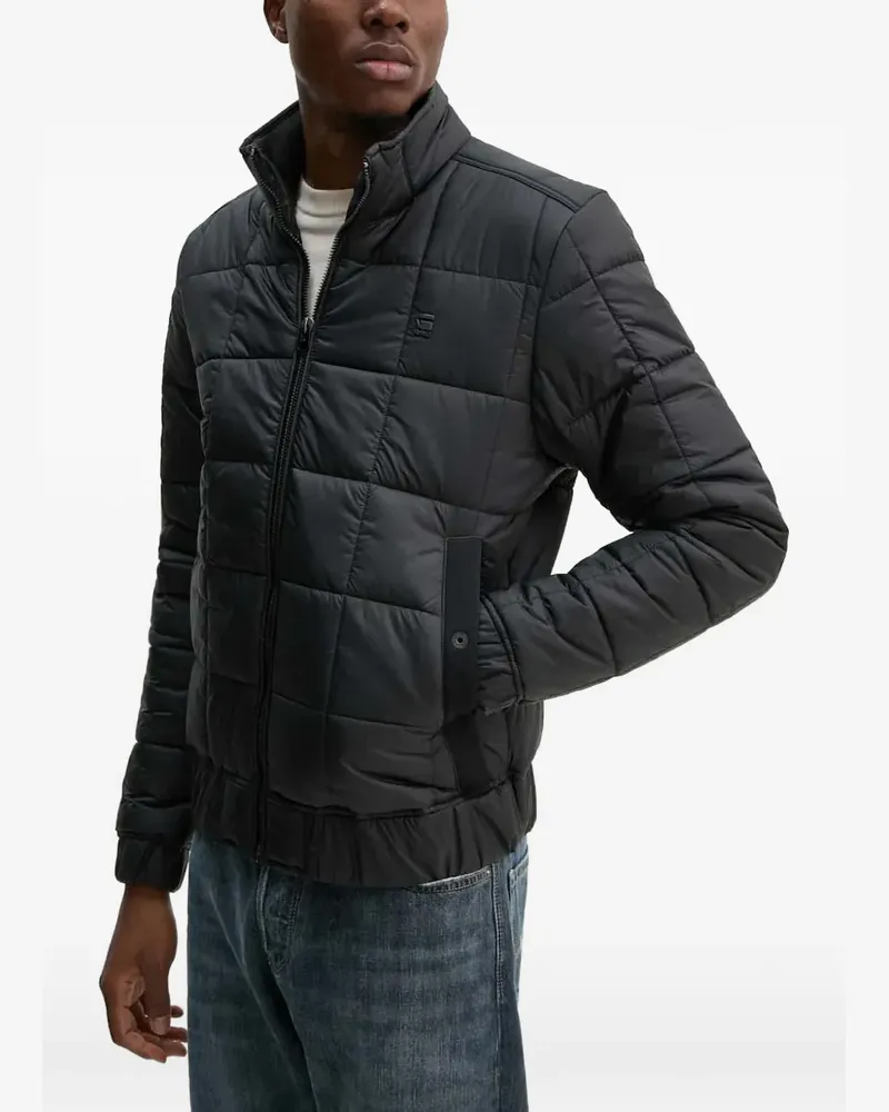 G-STAR RAW Meefic quilted zip-up jacket - Schwarz Schwarz
