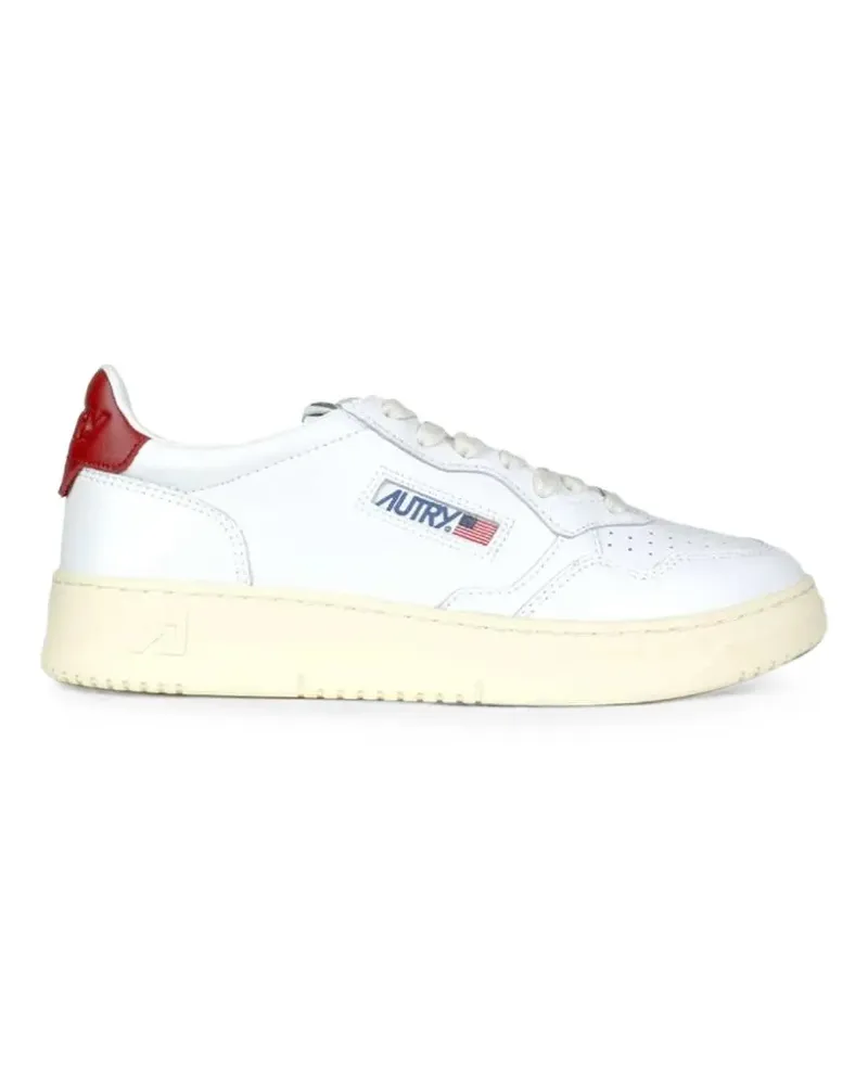 AUTRY Perforierte Medalist Sneakers - Weiß Weiß