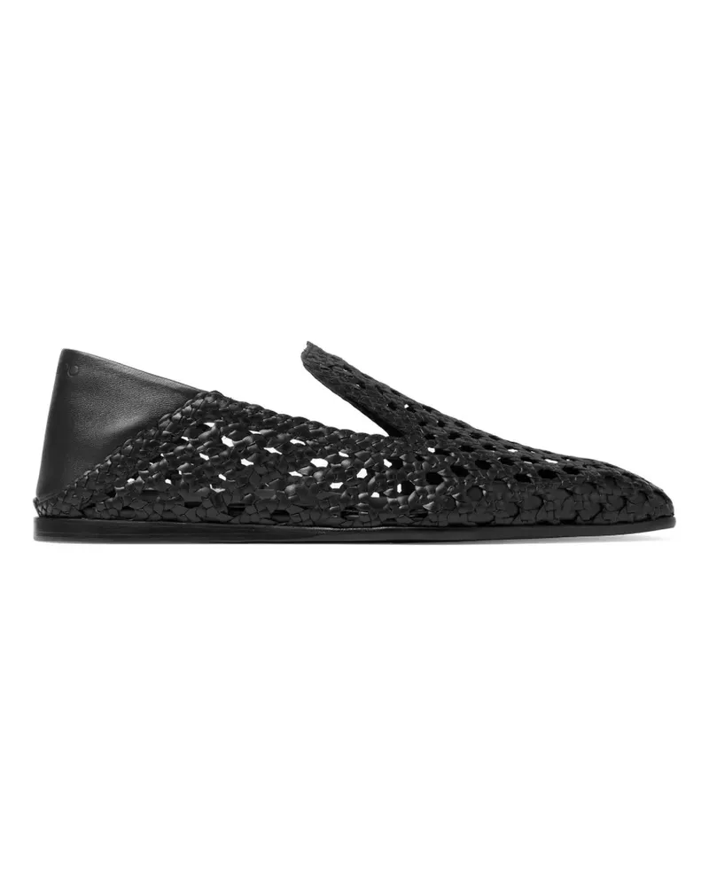 Jimmy Choo Eliot woven loafers - Schwarz Schwarz