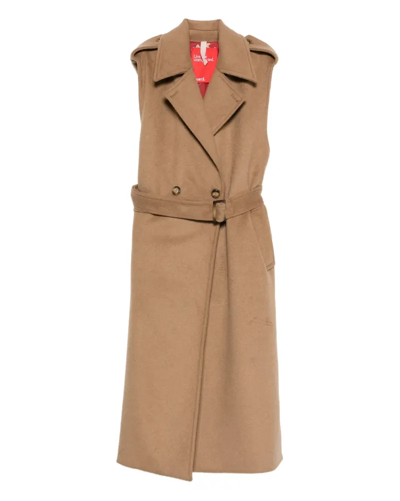 ..,merci belted trench coat - Braun Braun
