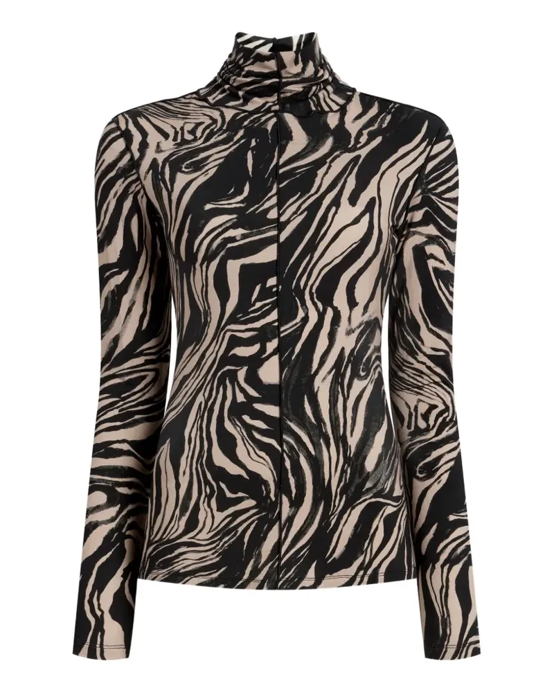Proenza Schouler Audrey Oberteil mit Marmor-Print - Nude Nude
