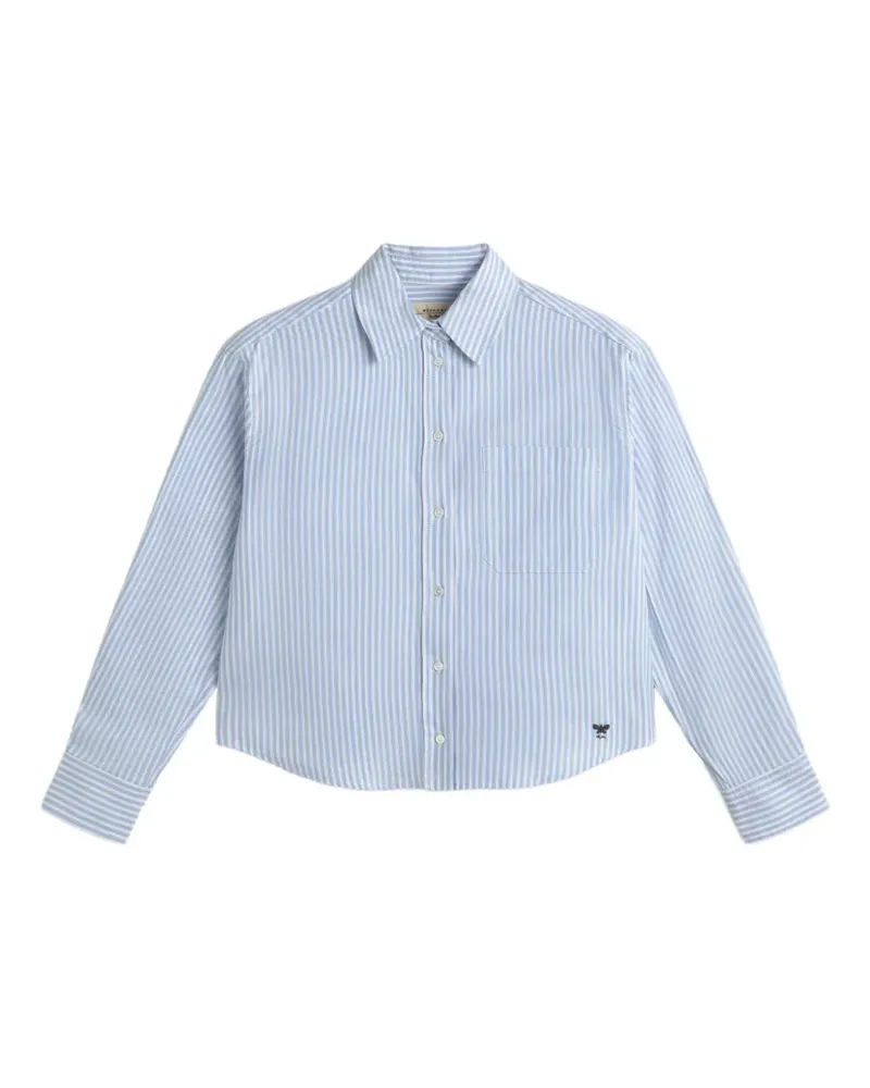 Max Mara Gestreiftes Hemd - Blau Blau