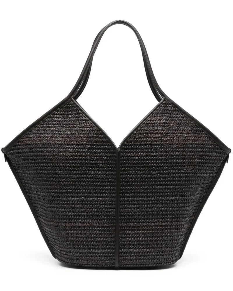 HEREU Calella Handtasche aus Bast - Braun Braun