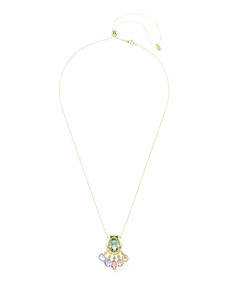Swarovski Gema crystal-embellished drop necklace - Gold Gold