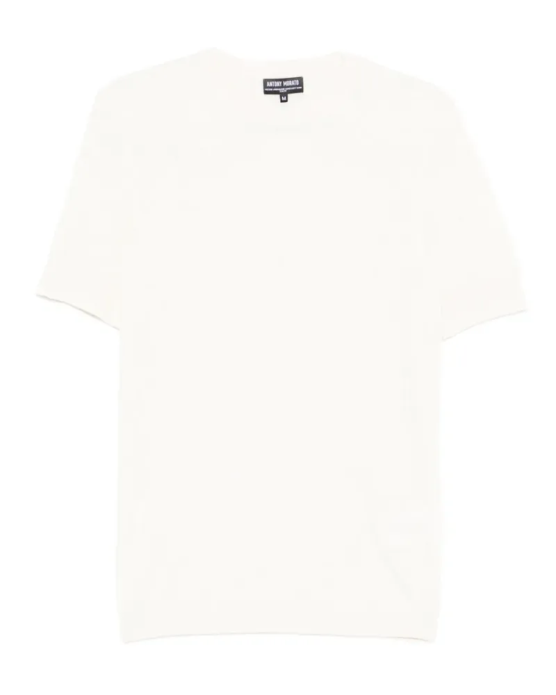 Antony Morato ribbed T-shirt - Nude Nude