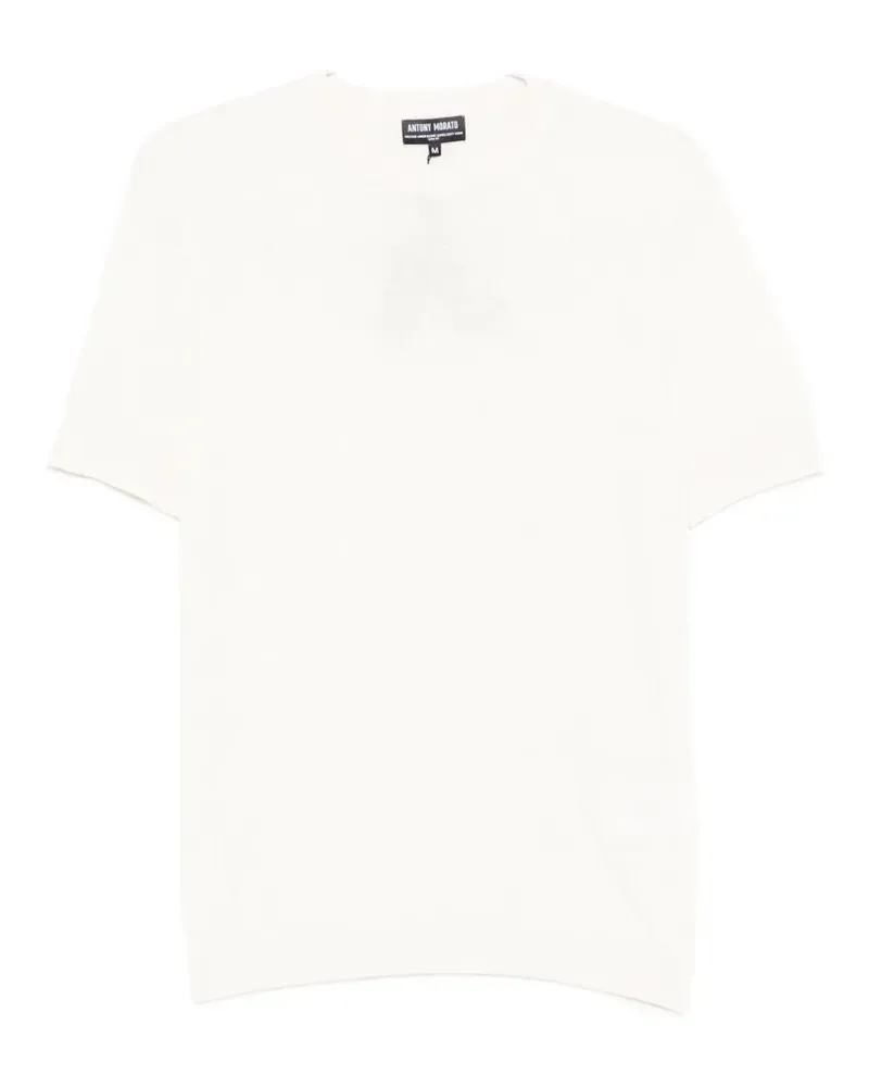 Antony Morato ribbed T-shirt - Nude Nude