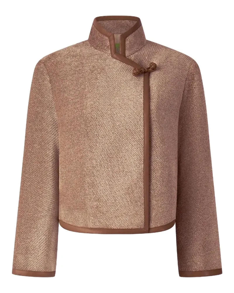Shanghai Tang Texturierte Jacke - Braun Braun
