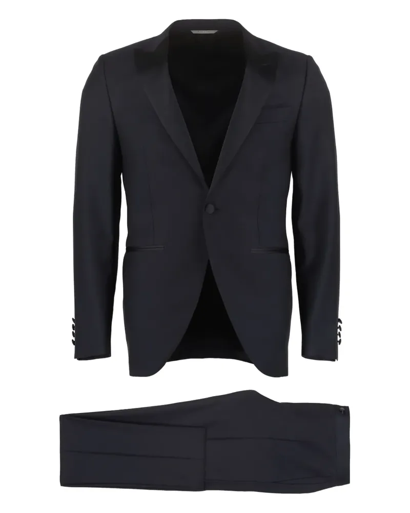 Canali Anzug mit steigendem Revers - Schwarz Schwarz