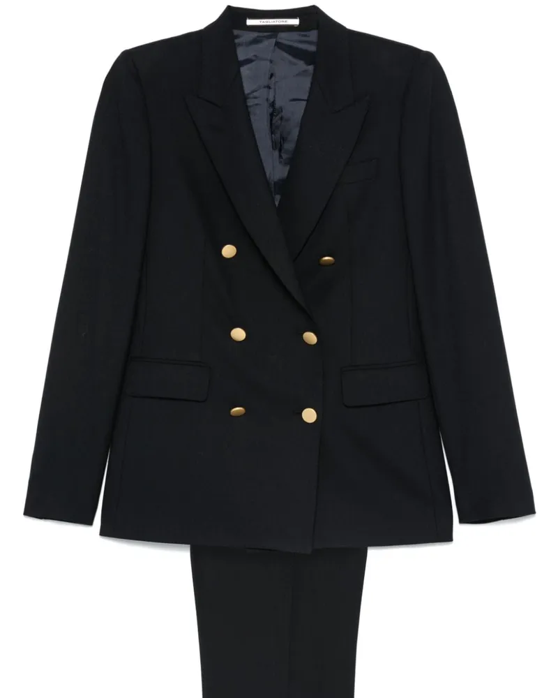 Tagliatore Doppelreihiger Blazer - Blau Blau