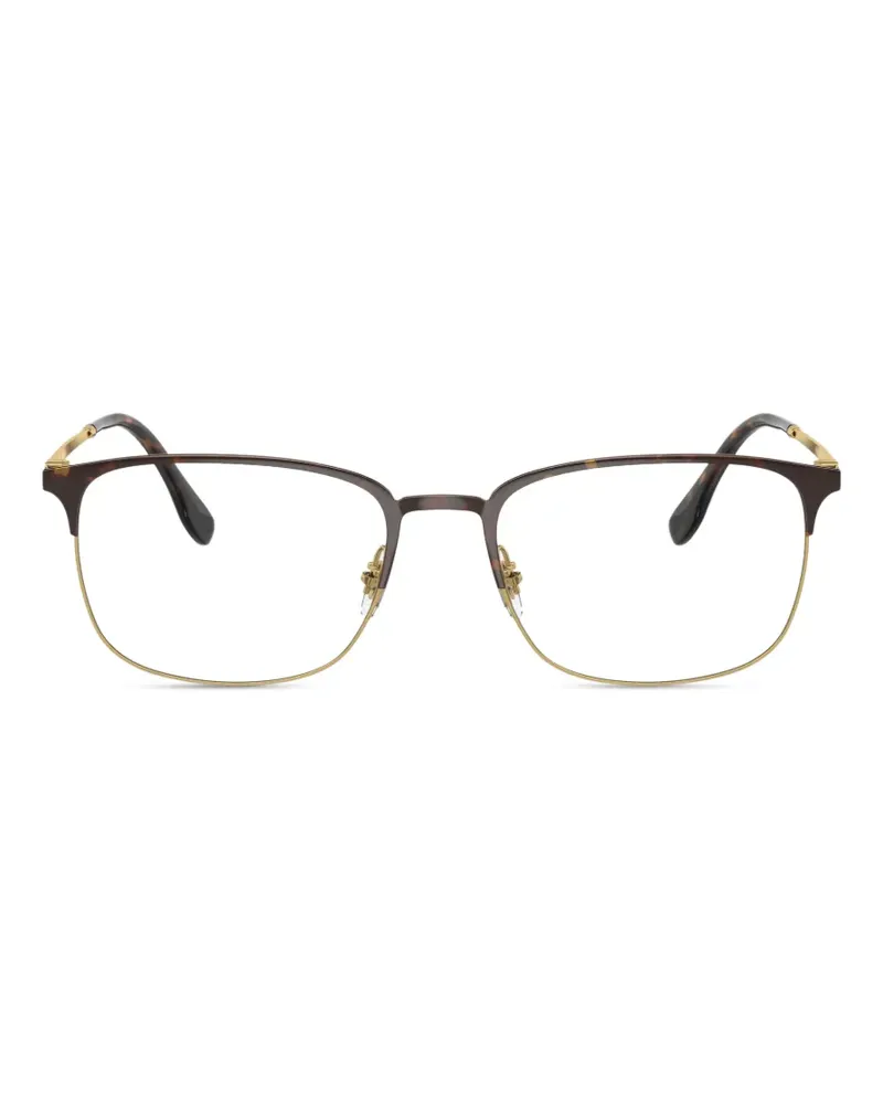 Ray Ban Brille mit Lochstickerei - Braun Braun